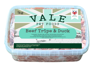 Beef Tripe & Duck - 1KG