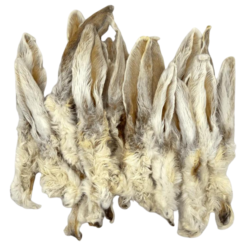 furry rabbit ears for dogs 1kg
