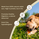 Furry Rabbit Ears Dog Treats