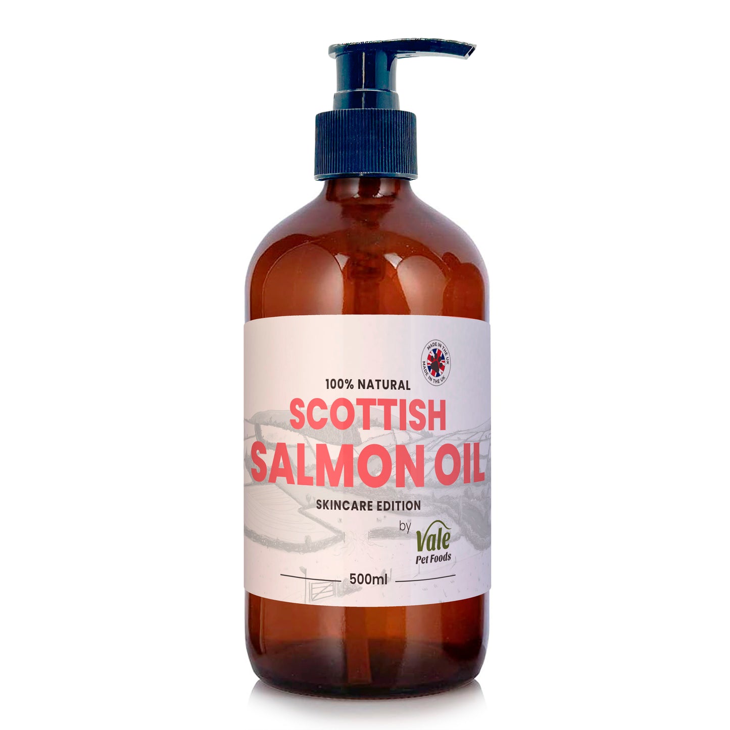 Natural Scottish Salmon Oil 500ml