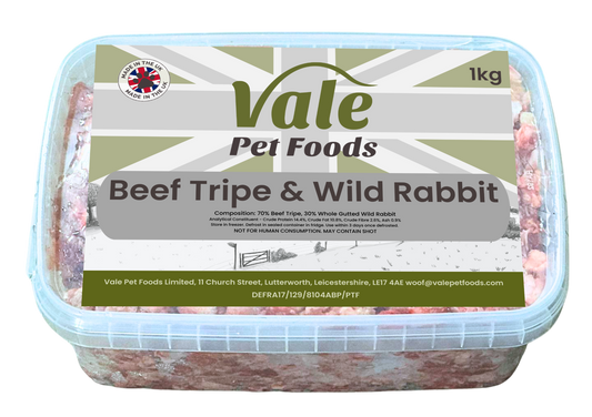 Beef Tripe & Wild Rabbit 1kg