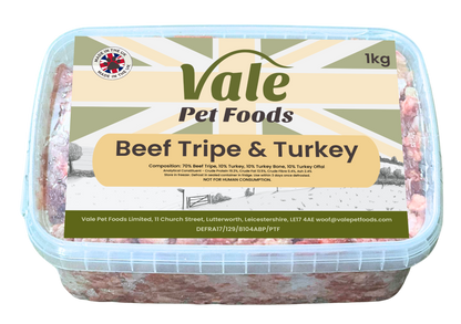 Beef Tripe & Turkey