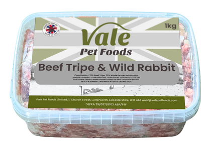 Beef Tripe & Wild Rabbit 1kg