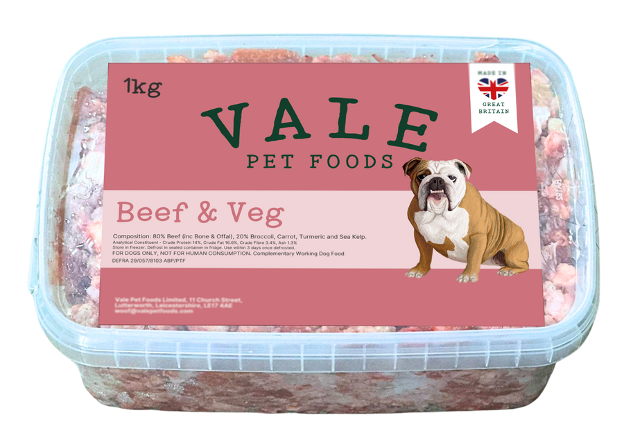 Beef & Veg - 1KG