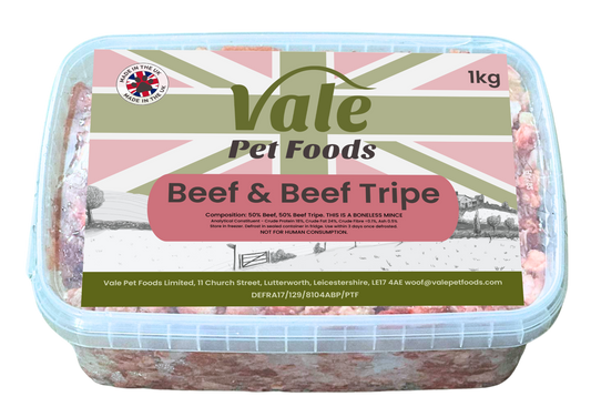 Beef & Tripe 1kg
