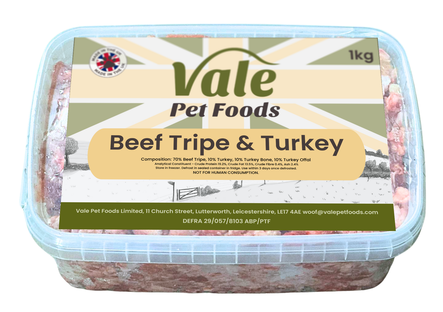 Beef Tripe & Turkey