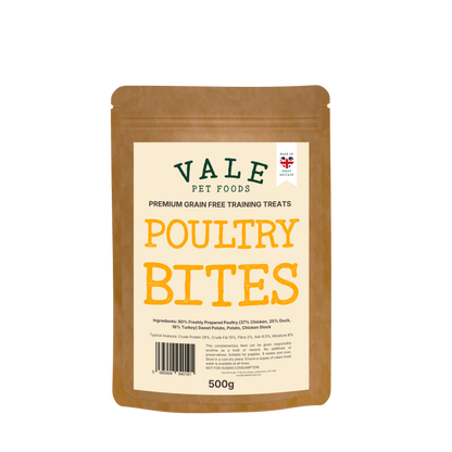 Poultry Bites Dog Treats- 500g