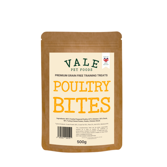 Poultry Bites Dog Treats- 500g