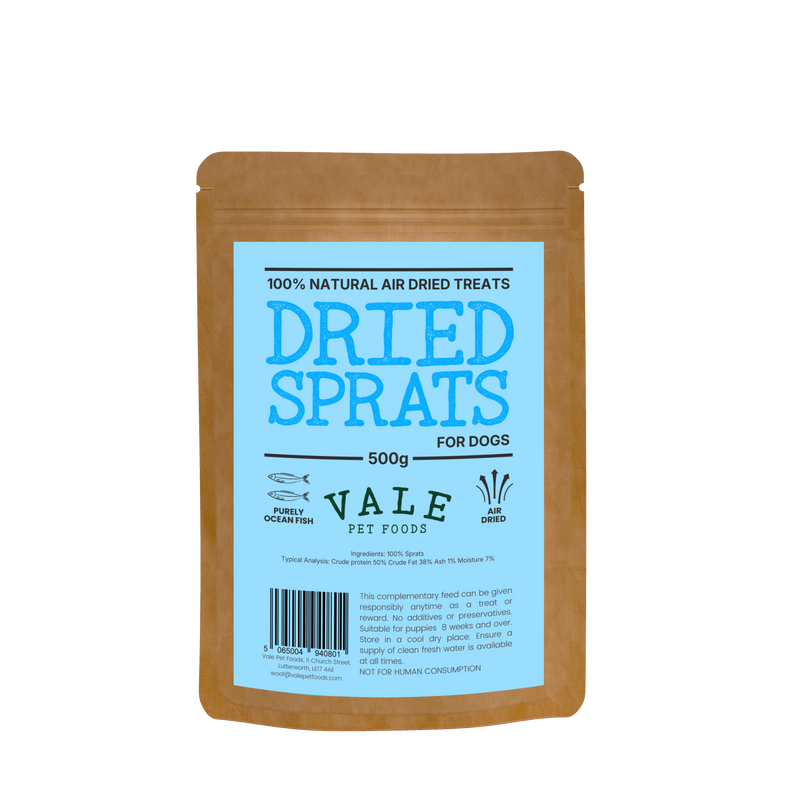 Dried Sprats Dog Treats - 500g