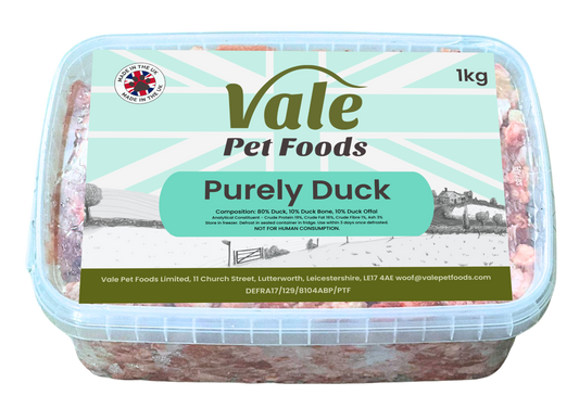 Purely Duck 80/10/10 - 1kg - Raw Dog Food