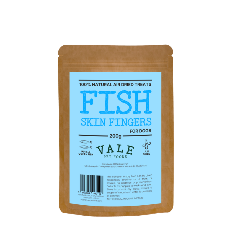 Fish Skin Fingers Dog Treats - 100g