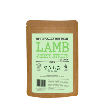 Lamb Jerky Dog Treats - 300g
