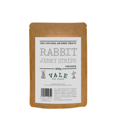 Rabbit Jerky Dog Treats - 300g