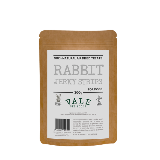 Rabbit Jerky Dog Treats - 300g