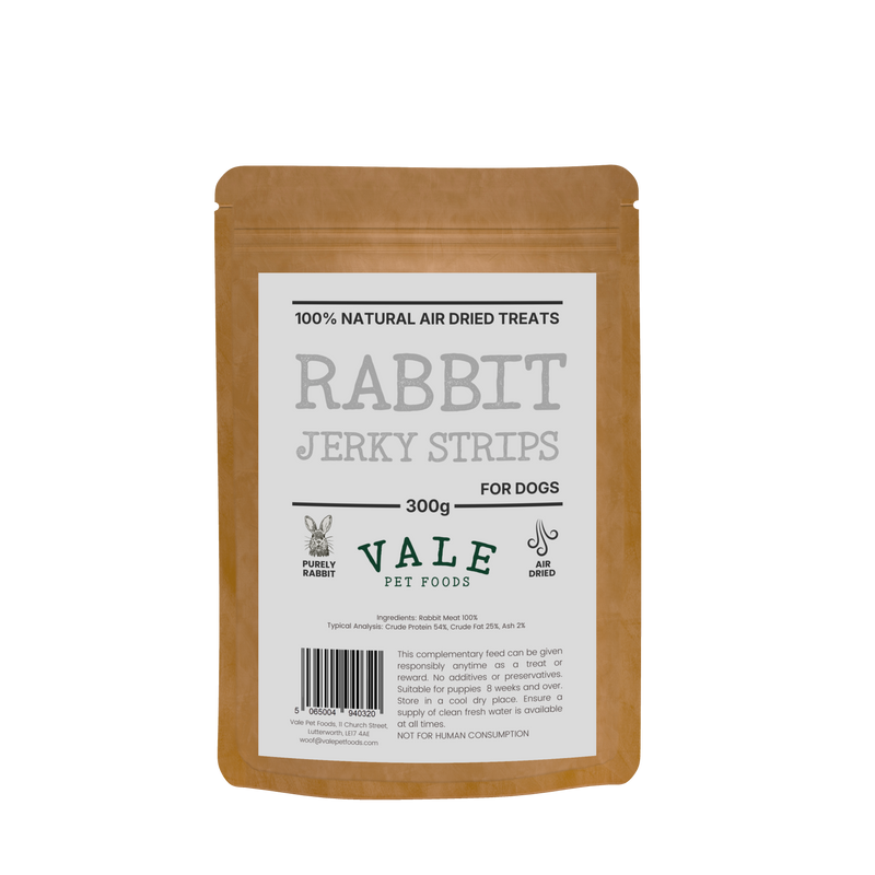 Rabbit Jerky Dog Treats - 300g