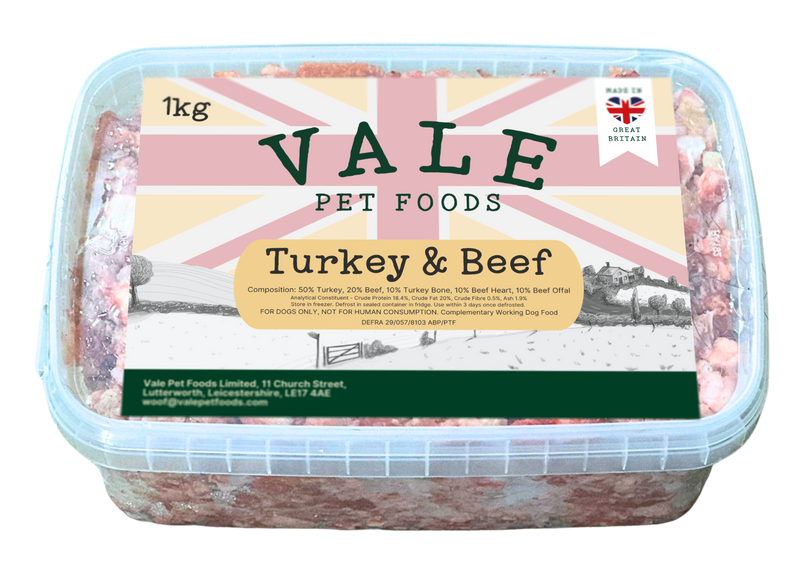 Turkey & Beef - 1KG