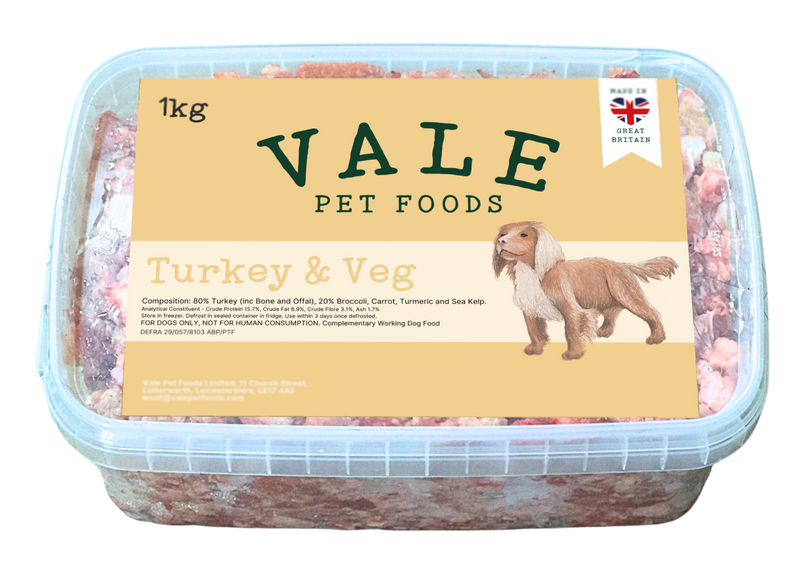 Turkey & Veg - 1KG