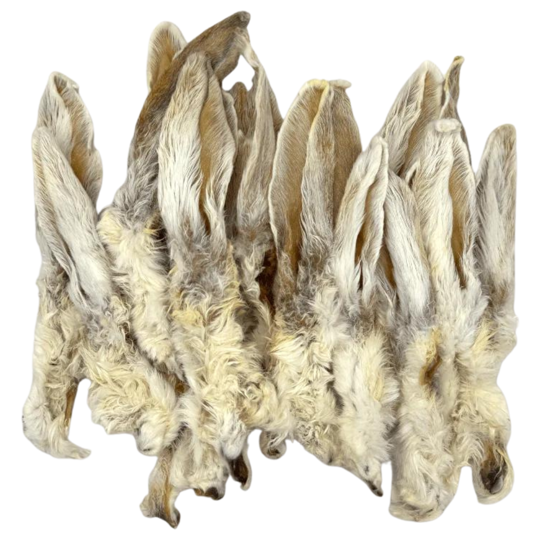 furry rabbit ears for dogs 1kg