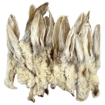 furry rabbit ears for dogs 1kg