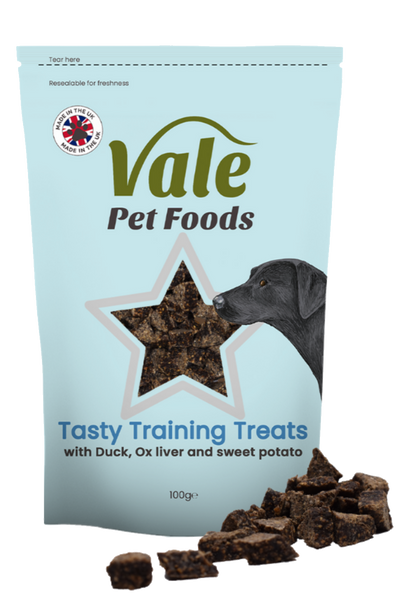 Tasty Training Treats with Duck and Ox Liver Vale Pet Foods